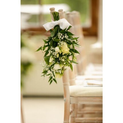 ROSE AND GYPSOPHILA PEW END