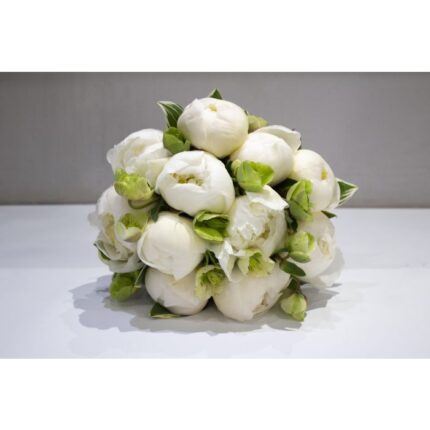 PEONY AND HELLEBORES BRIDAL BOUQUET